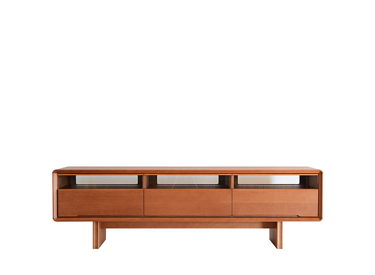 日進木工 WHITE WOOD TV Cabinet / にっしんもっこう ホワイト