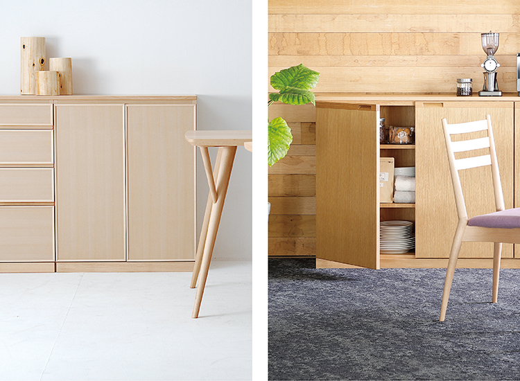 飛騨の家具 柏木工 飾り棚 オーク材 ギャラリーボード コレクション