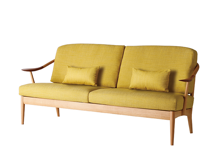 hari 飛騨産業 木かげシリーズ 3Pソファ＆オットマン カバーリング